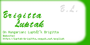 brigitta luptak business card